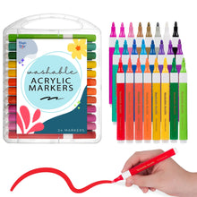 Load image into Gallery viewer, Magic Stix Washable Acrylic Markers 24 Piece