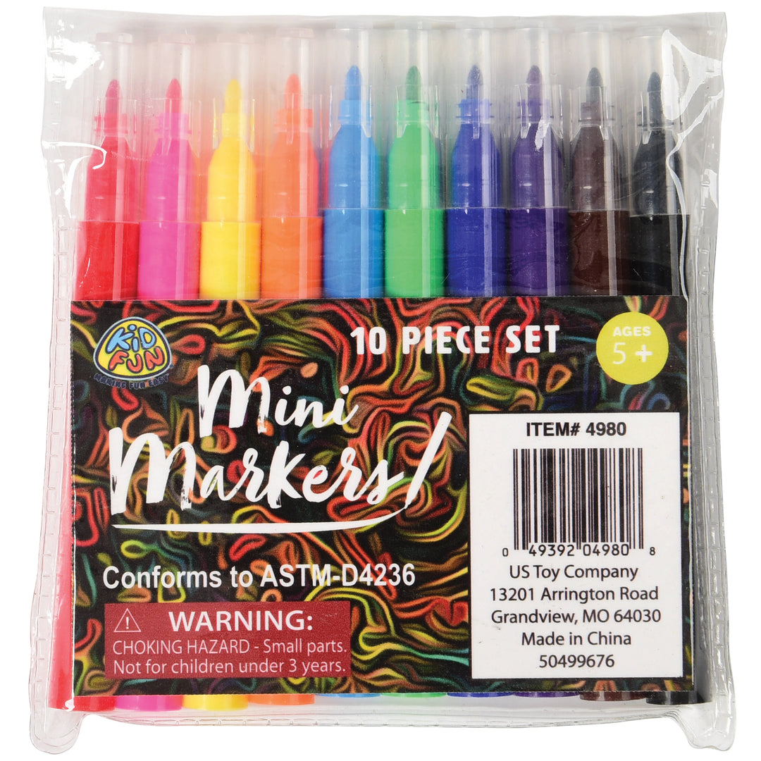 Mini Markers 10 Pieces