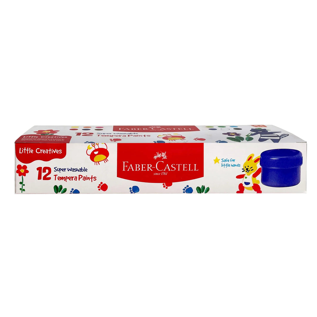 Little Creatives 12 Super Washable Tempera Paints