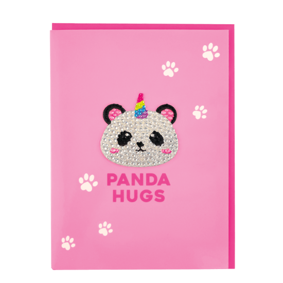 Panda Hugs Decal Card