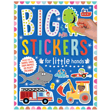 Load image into Gallery viewer, Big Stickers For Little Hands Sharks, Dinos, Farm Animals And Mighty Machines