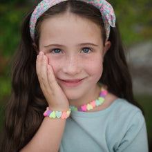 Load image into Gallery viewer, Sweet Tart Heart Necklace And Bracelet Set