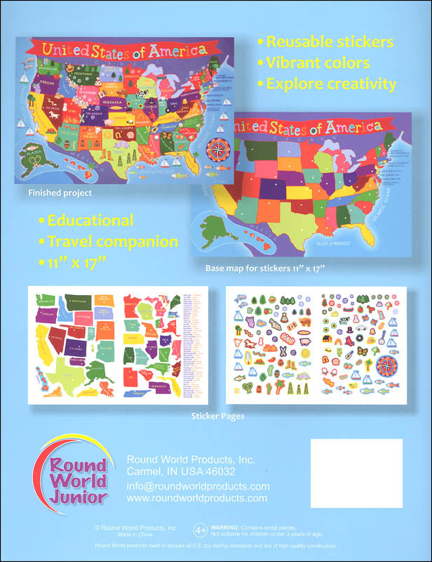 United States Kid's Sticker Book