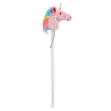 Load image into Gallery viewer, 37" Unicorn Pink Giddy Up Stick Pony