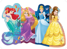 Load image into Gallery viewer, 24 PC Pretty Princess Shaped Floor Puzzle