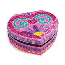 Load image into Gallery viewer, Sticky Mosaics Heart Jewelry Box