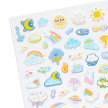 Load image into Gallery viewer, Weather Pals Itsy Bitsy Puffy Stickers