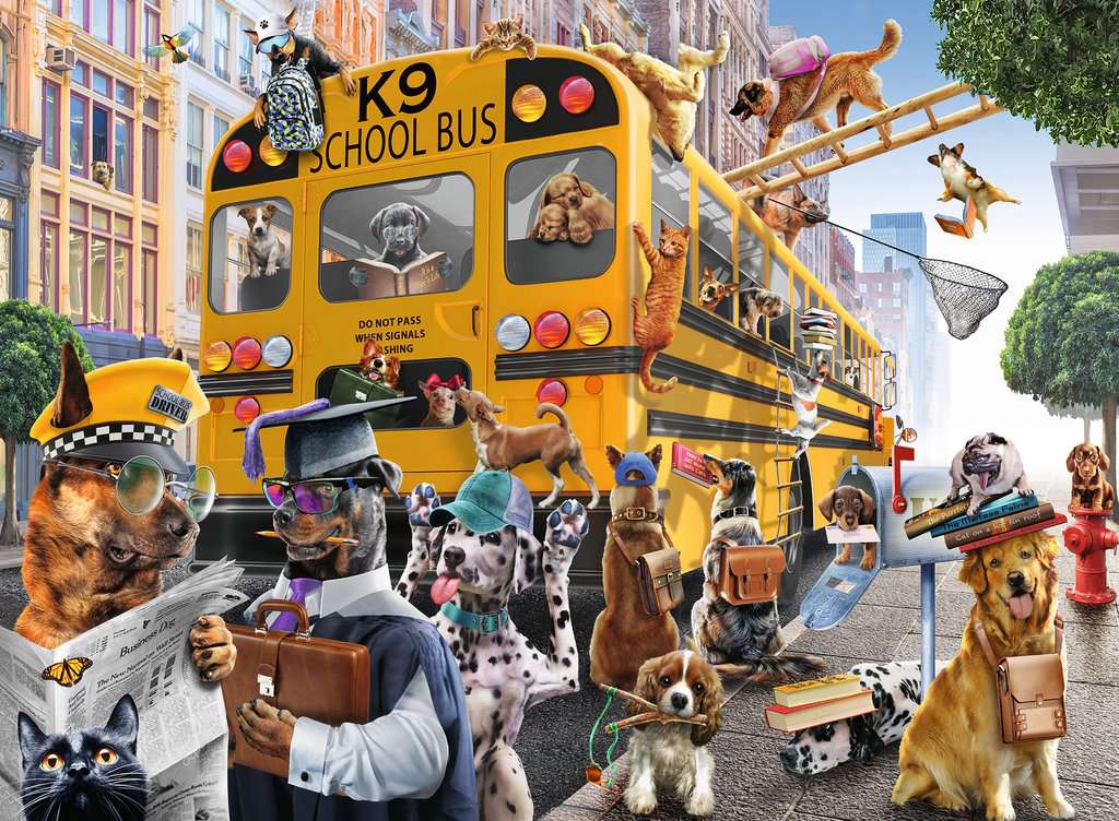 150 PC Pet School Pals Puzzle