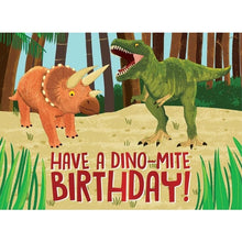 Load image into Gallery viewer, Dino-Mite Foil Birthday Card