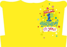 Load image into Gallery viewer, First Birthday Foil Card