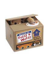 Load image into Gallery viewer, Fuzzy Wuzzy Kitty Animatronic Coin Bank
