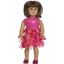 Load image into Gallery viewer, 18" Teal Petal Party Doll Skirt Set
