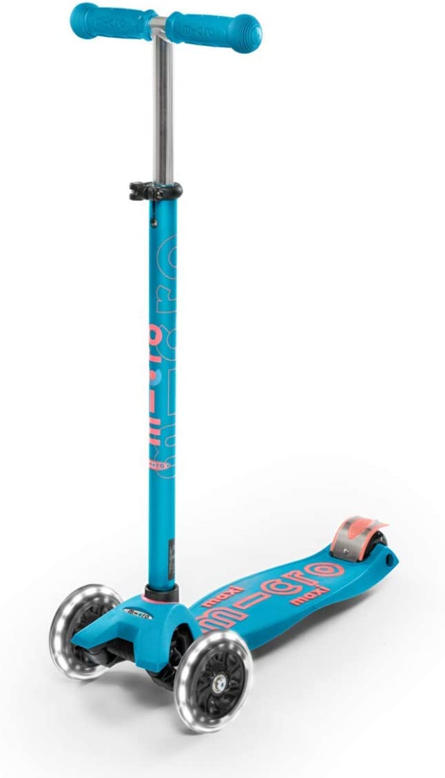 LED Aqua Maxi Micro Kickboard Deluxe Scooter