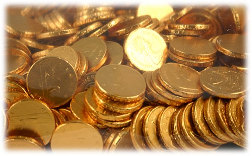 Chocolate Gold Pirate Coins