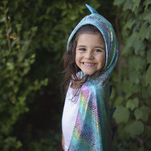 Load image into Gallery viewer, Reversible Unicorn/Dragon Cape Size 5-6