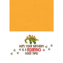 Load image into Gallery viewer, Dino-Mite Foil Birthday Card