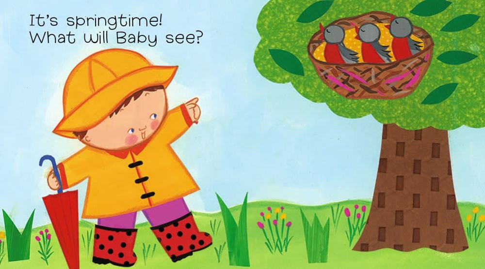 Baby Loves Spring Board Book