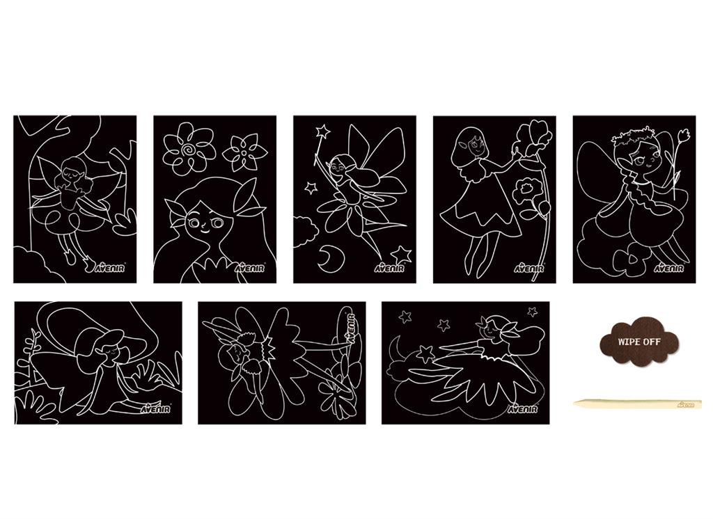 My Fairy Friends Scratch Art Junior