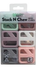 Load image into Gallery viewer, Stack N Chew Mini Cubes Pastel