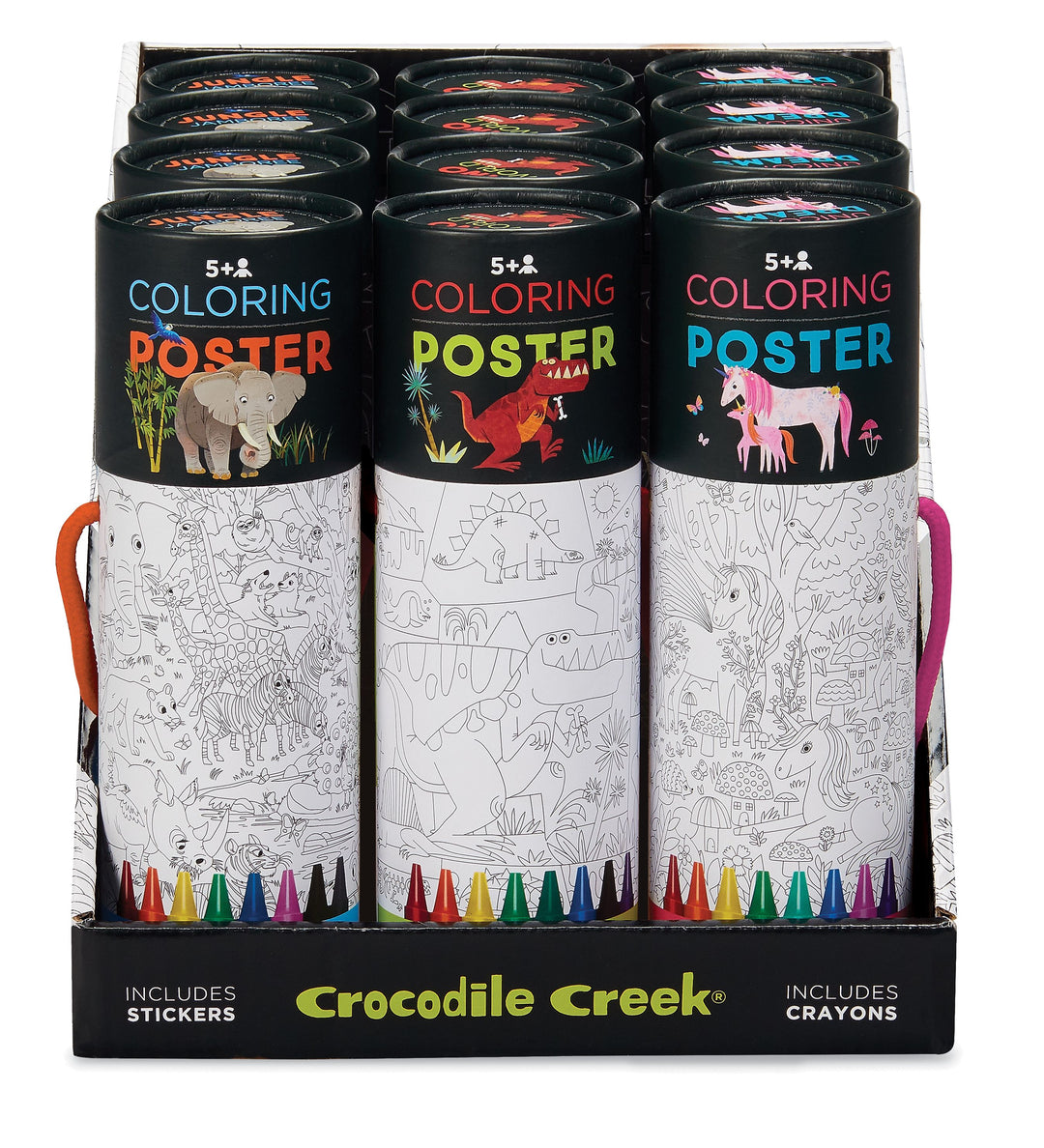 *Coloring Poster With Crayons