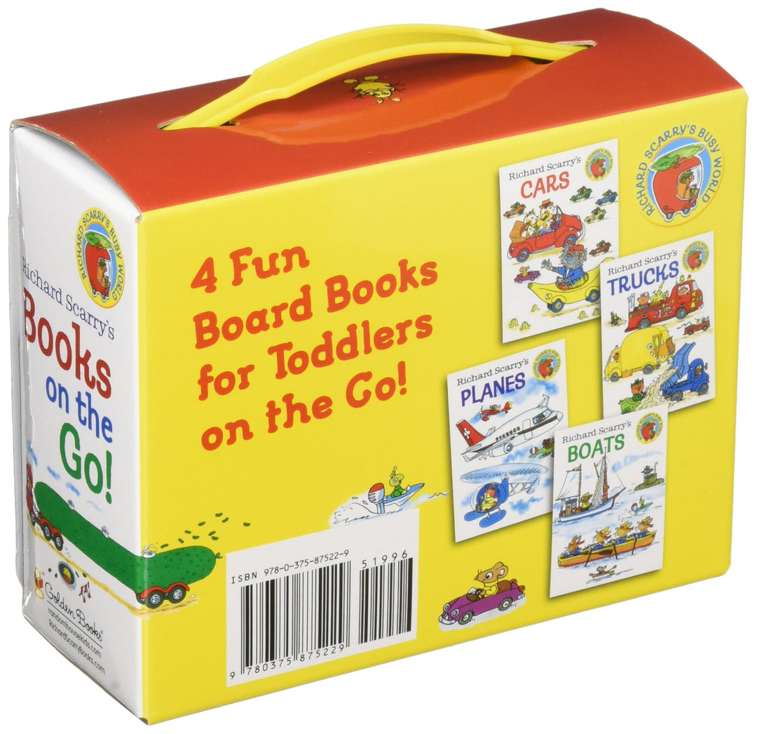 Richard Scarry's Books On The Go Box Board Book Set