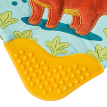 Load image into Gallery viewer, Pebblesaurus Crinkle Teether Square