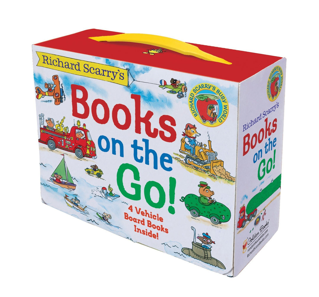 Richard Scarry's Books On The Go Box Board Book Set
