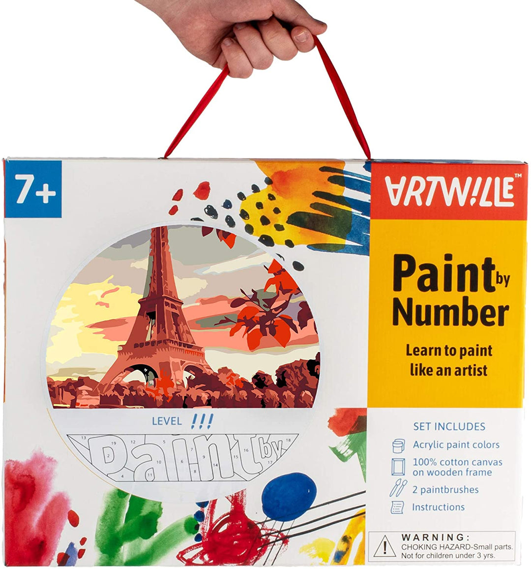 Eiffel Tower Artwille Paint By Numbers