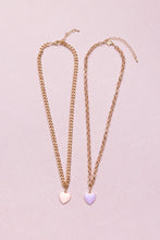 Load image into Gallery viewer, Boutique Chunky Chain Heart Necklace