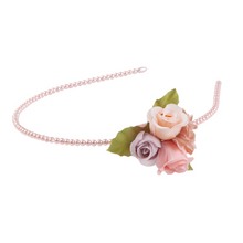 Load image into Gallery viewer, *Boutique Pearls &amp; Twirls Headband