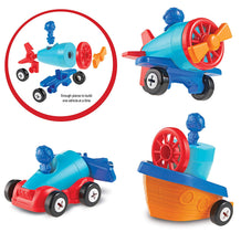 Load image into Gallery viewer, 1-2-3 Build It! Car-Plane-Boat