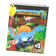Load image into Gallery viewer, Small Dino Sketchbook