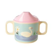 Load image into Gallery viewer, Swan Melamine Dinner Set