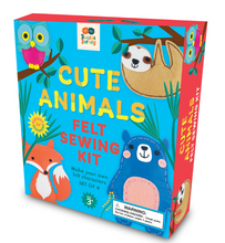 Load image into Gallery viewer, Cute Animals Felt Sewing Kit