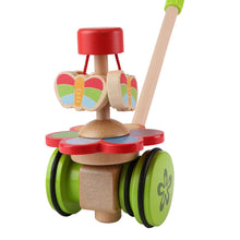 Load image into Gallery viewer, Dancing Butterflies Push Toy