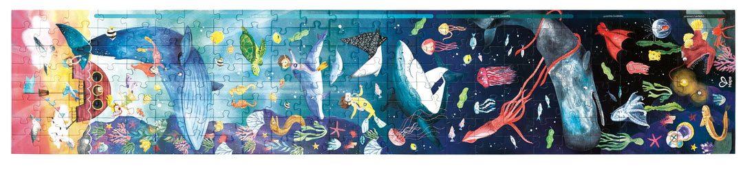 200 PC Glow In The Dark Ocean Life Puzzle