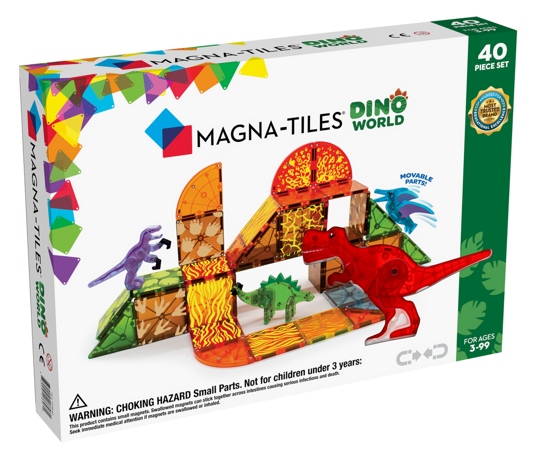 40 PC Magnatiles Dino World