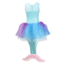 Load image into Gallery viewer, Mermaid Dress Size 3/4 Blue