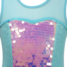 Load image into Gallery viewer, Mermaid Dress Size 3/4 Blue