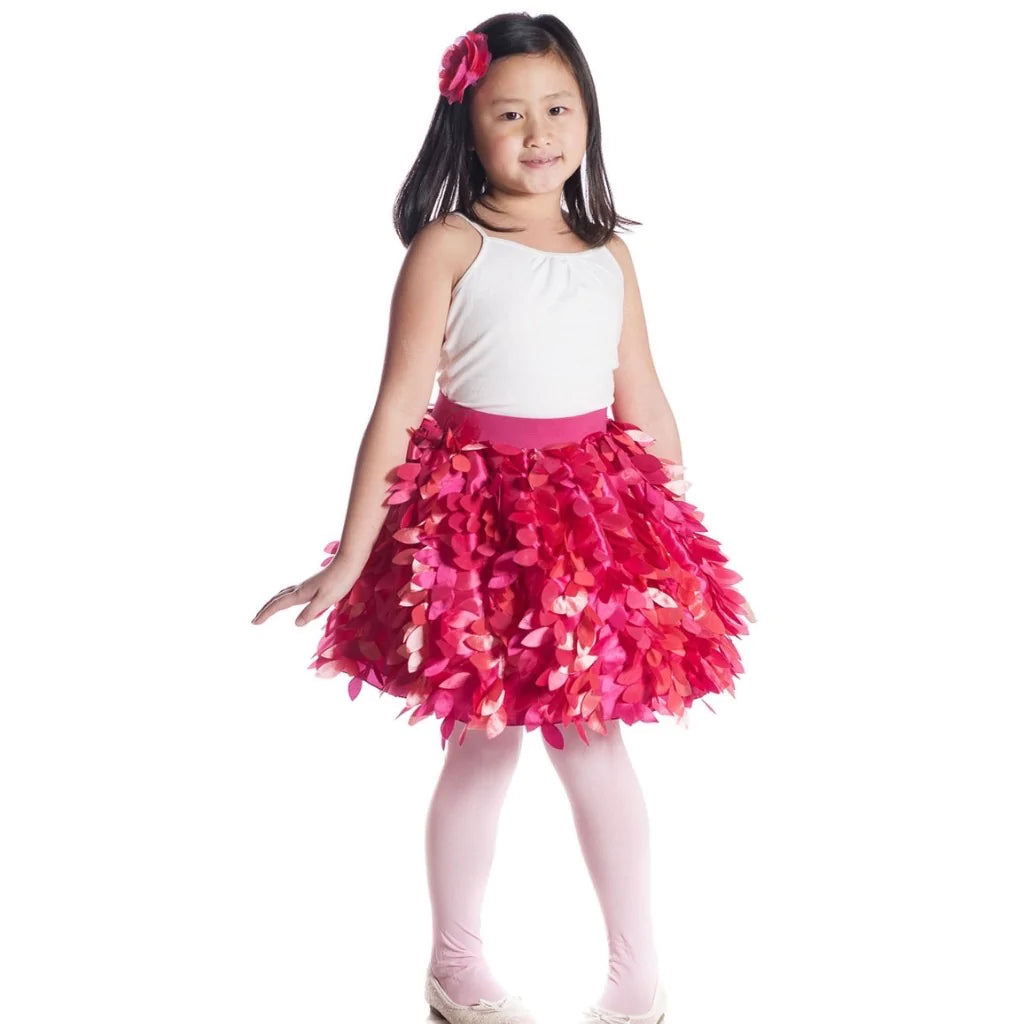 Small Fuchsia Petal Party Skirt