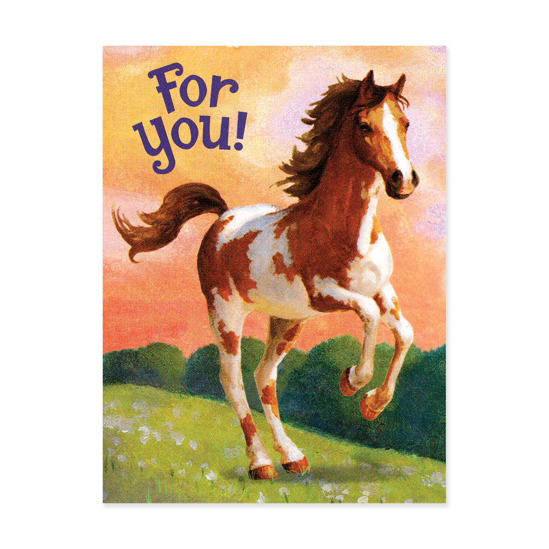 *Horse For You Enclosure Card