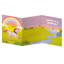 Load image into Gallery viewer, Hope It's Magical Unicorn Sticker Card