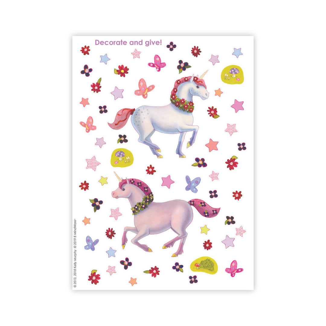 Hope It's Magical Unicorn Sticker Card
