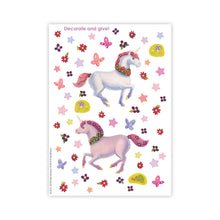Load image into Gallery viewer, Hope It's Magical Unicorn Sticker Card
