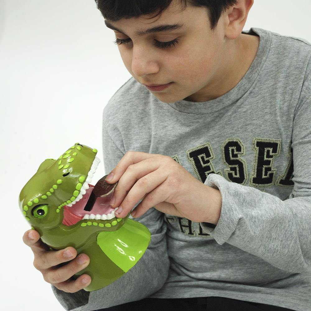 Roaring T-Rex Money Box Bank