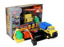 Load image into Gallery viewer, Magnetic Build A Truck Construction Set