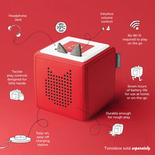 Load image into Gallery viewer, Toniebox Red Starter Set With Playtime Songs