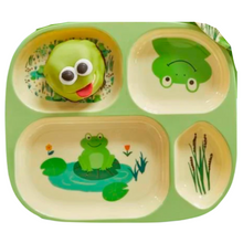 Load image into Gallery viewer, Frog Melamine Dinner Set