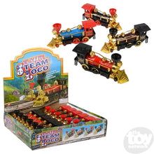 Load image into Gallery viewer, 7" Die-Cast Pull Back Locomotive