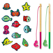Load image into Gallery viewer, Magnetic Wood Fishing